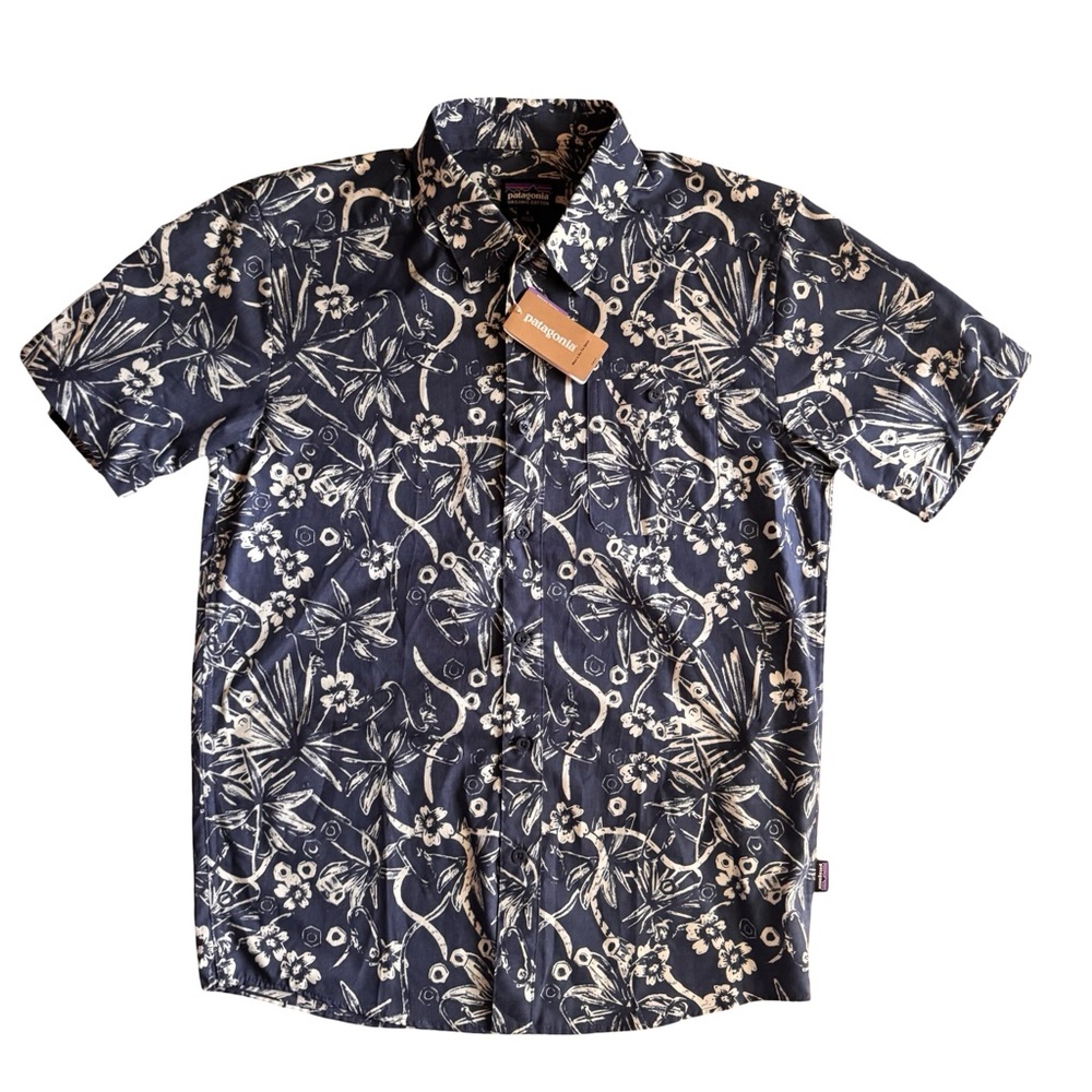 Patagonia Men’s Go To Shirt – Organic Cotton Short Sleeve – Size S (BNWT)